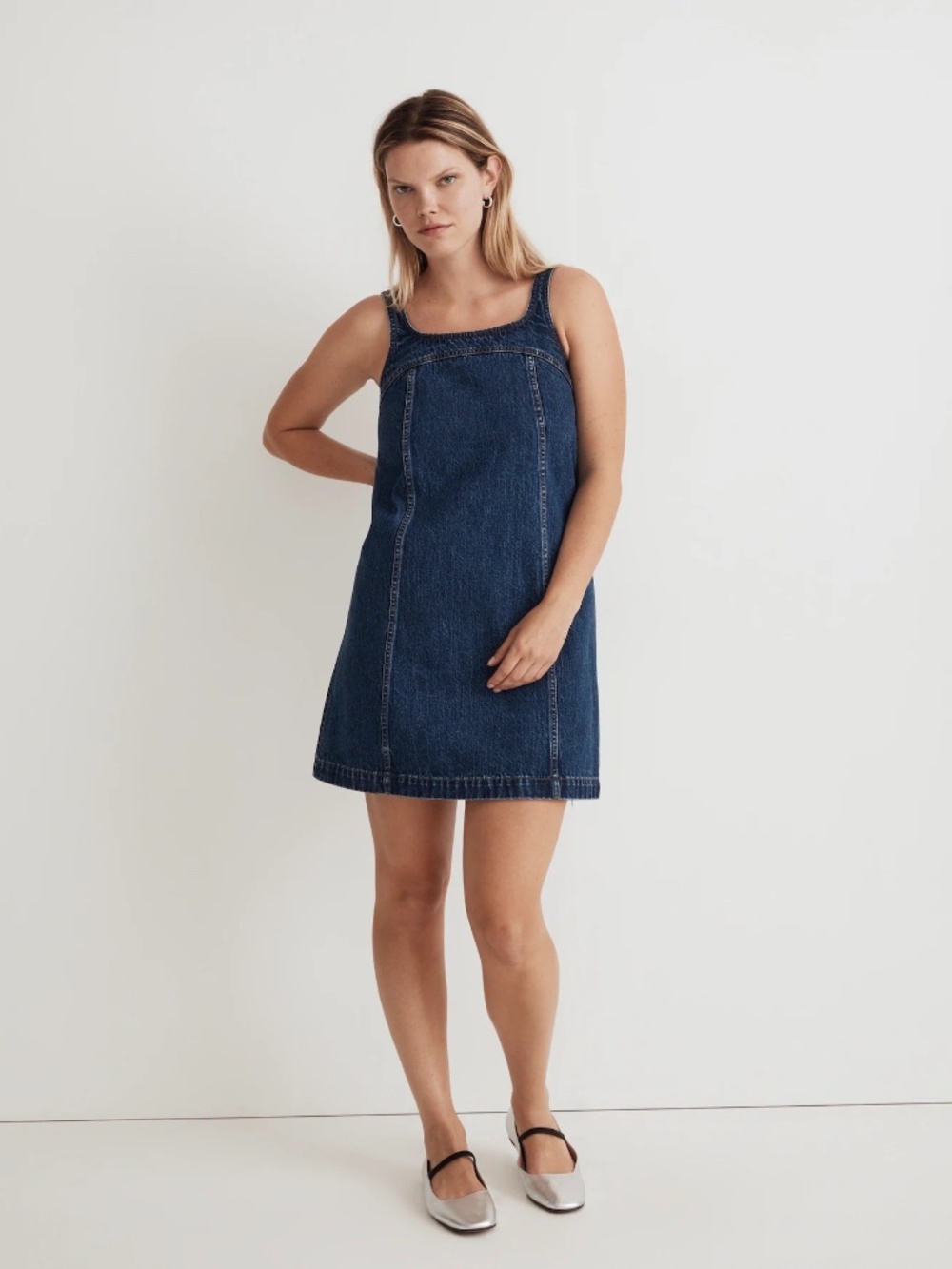 Madewell Denim Sleeveless Mini Dress
